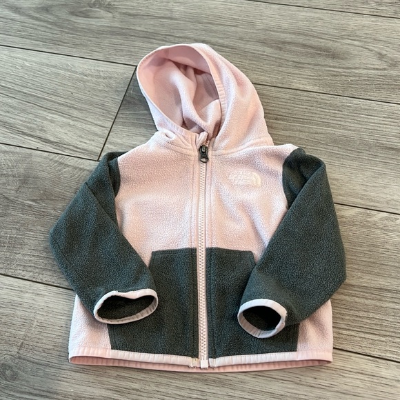 North face glacier full zip 6-12 month light fleece jacket - Picture 1 of 4
